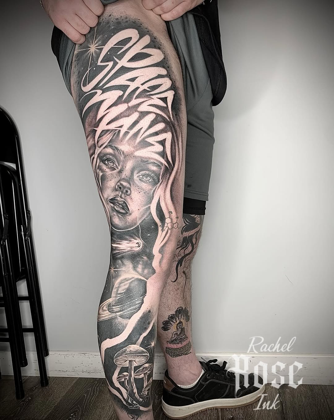 Tattoo by @rachelroseink β black_and_grey, illustrative
