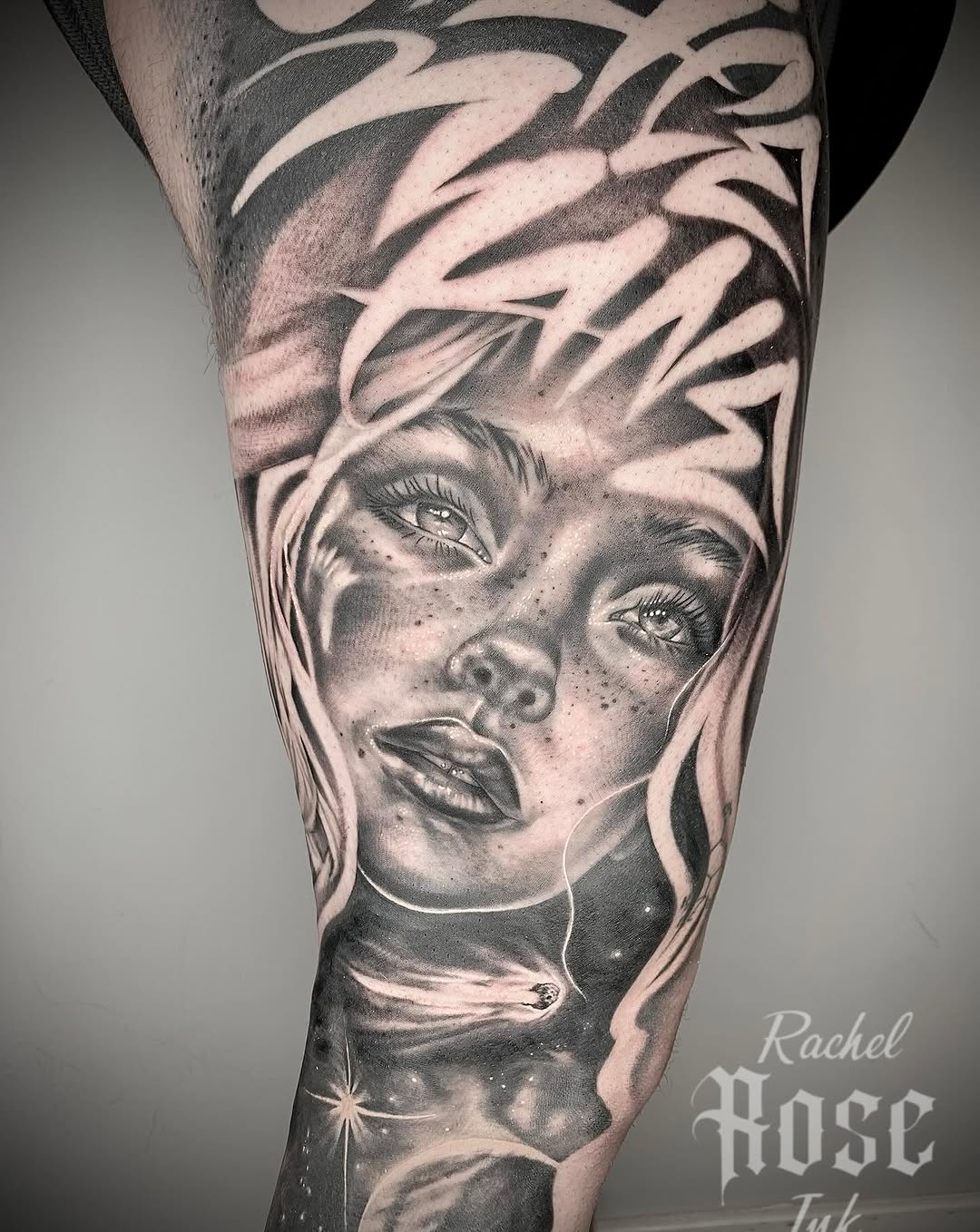 Tattoo by @rachelroseink β realism, black_and_grey