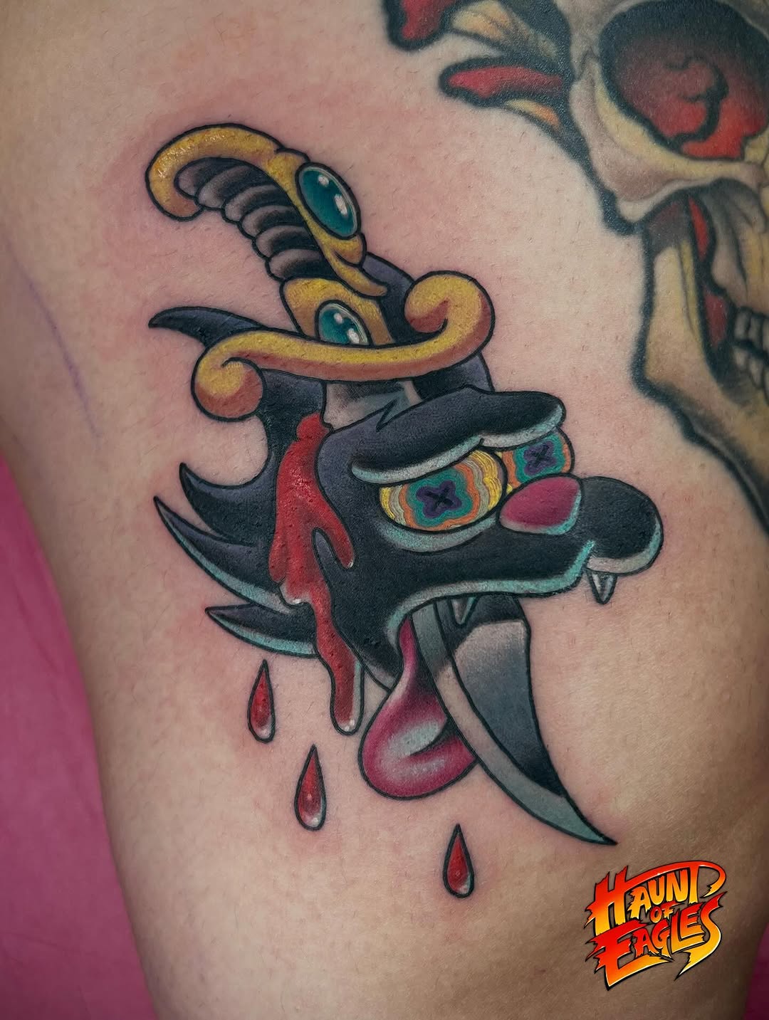 Tattoo by @haunt.of.eagles — american_traditional, new_school