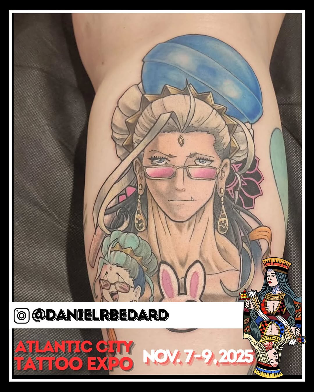 Tattoo by @danielrbedard — anime, realism