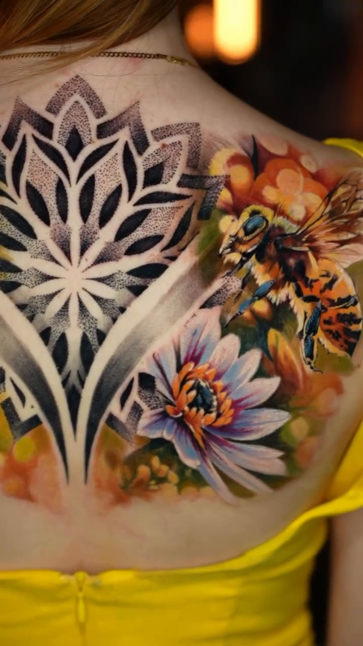 Tattoo by @arttattooandres — illustrative, realism