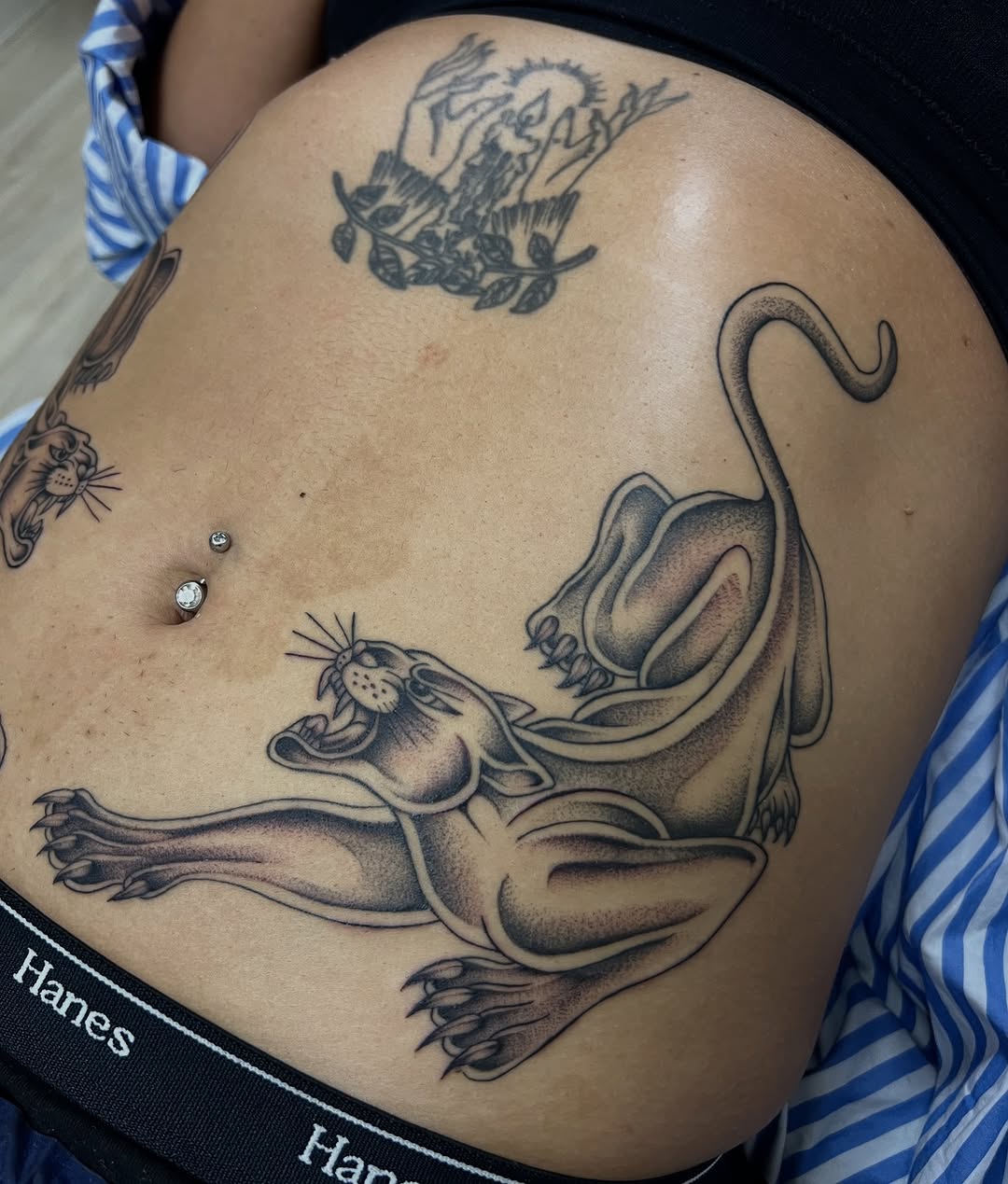 Tattoo by @nadiacallahan โ black_and_grey, illustrative