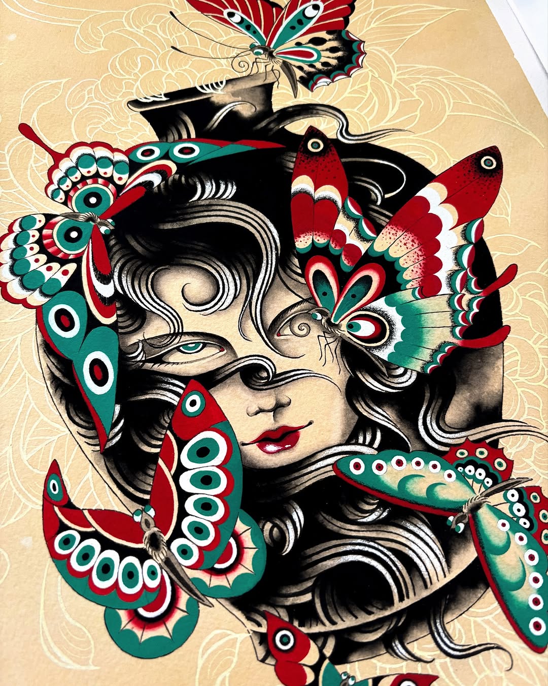 Tattoo by @dayninestattoo — neo_traditional, realism