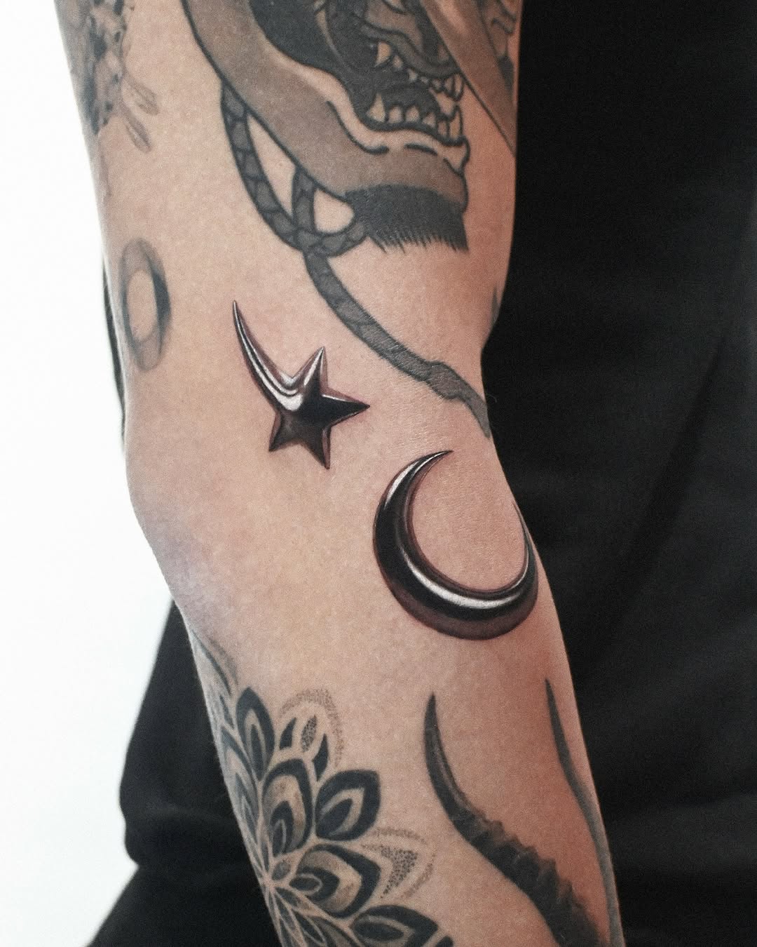 Tattoo by @tattoothechase — black_and_grey, realism