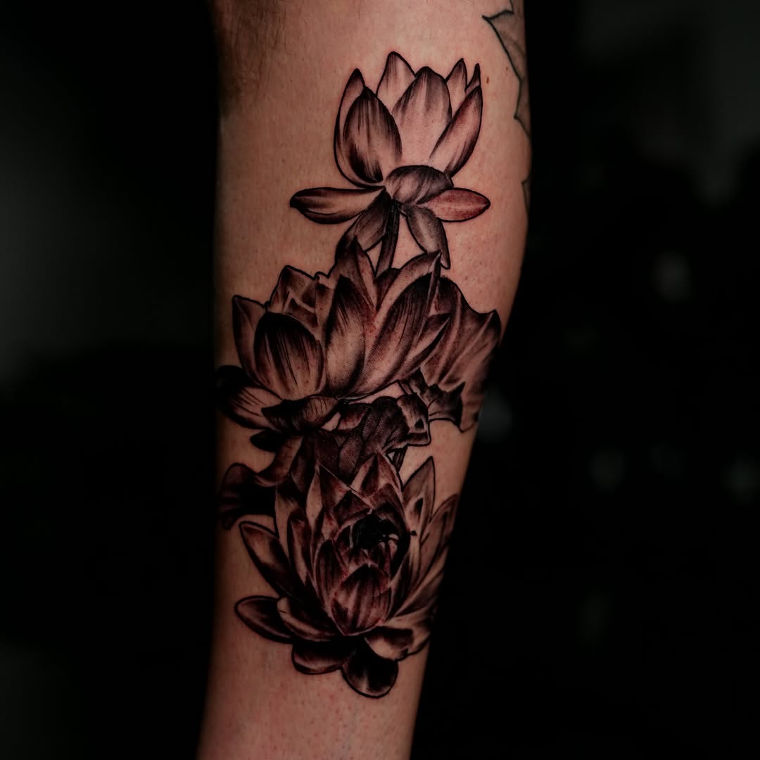 Tattoo by @bigheadtattoo — black_and_grey, realism
