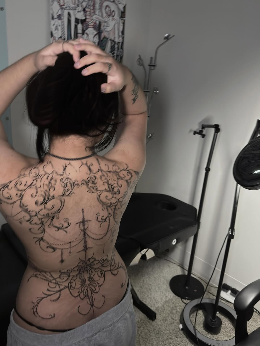 Tattoo by @titi.inink β ornamental, blackwork