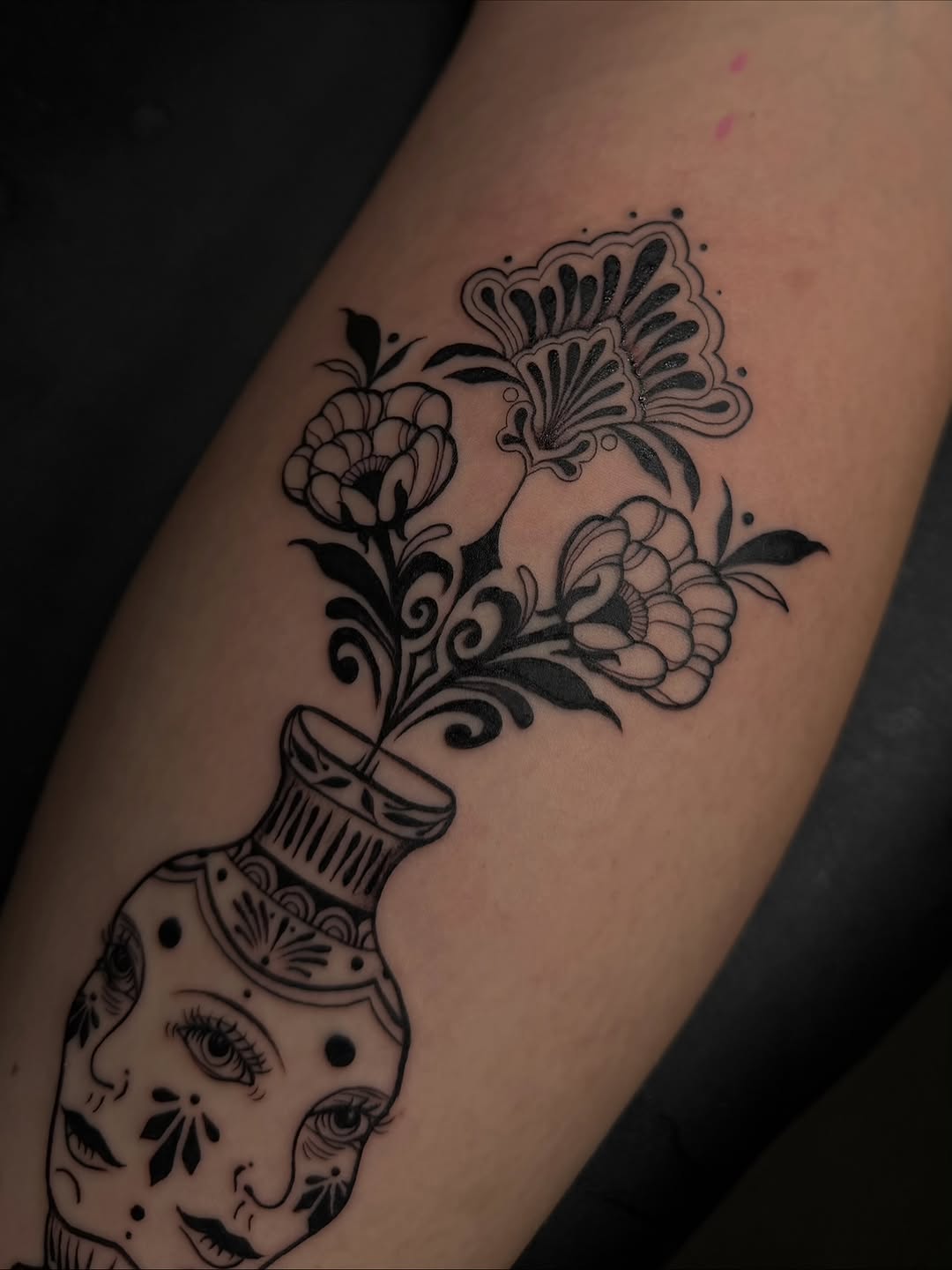 Tattoo by @dee.osipova โ blackwork