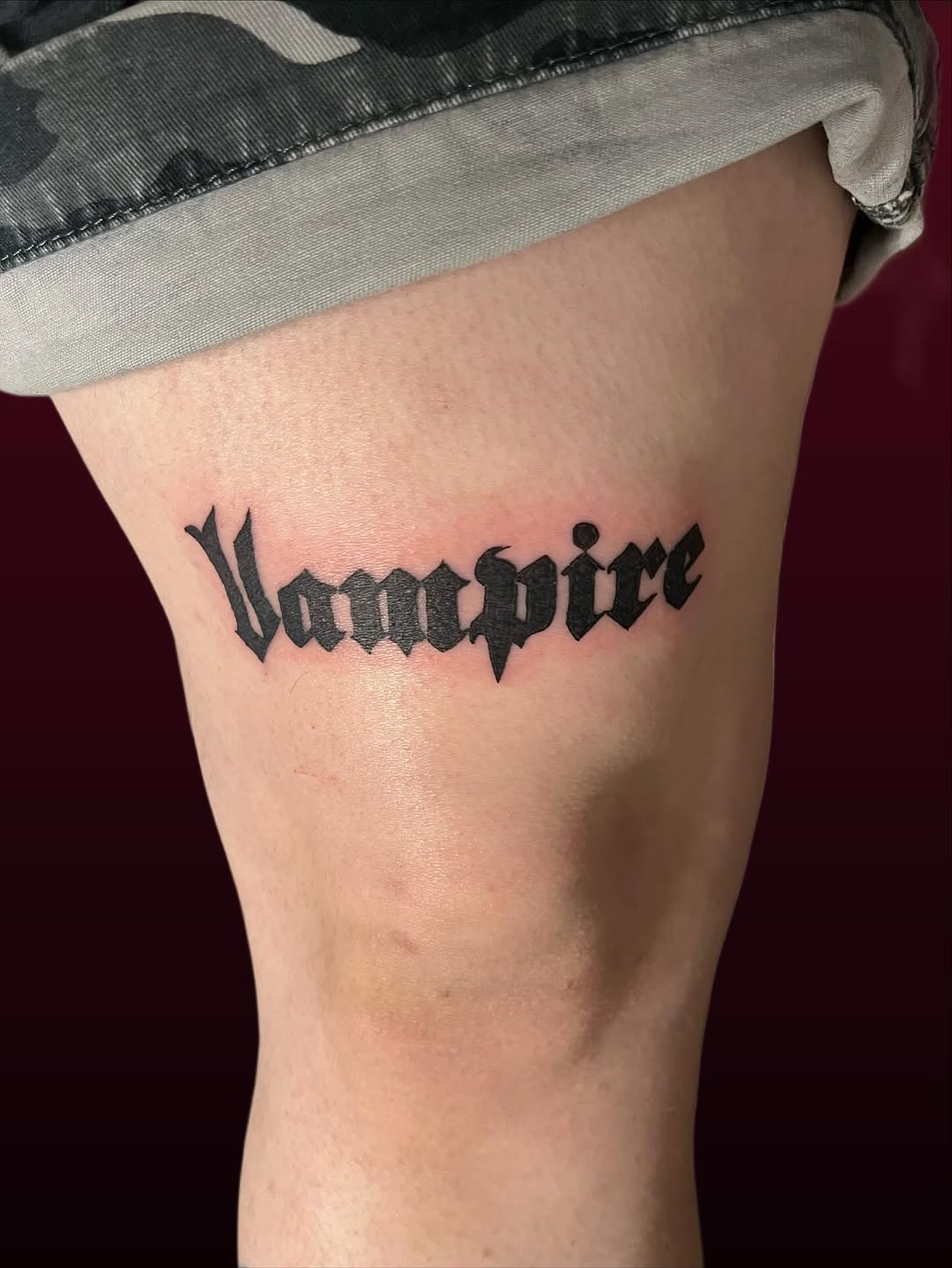 Tattoo by @jaygraceinks — lettering_script