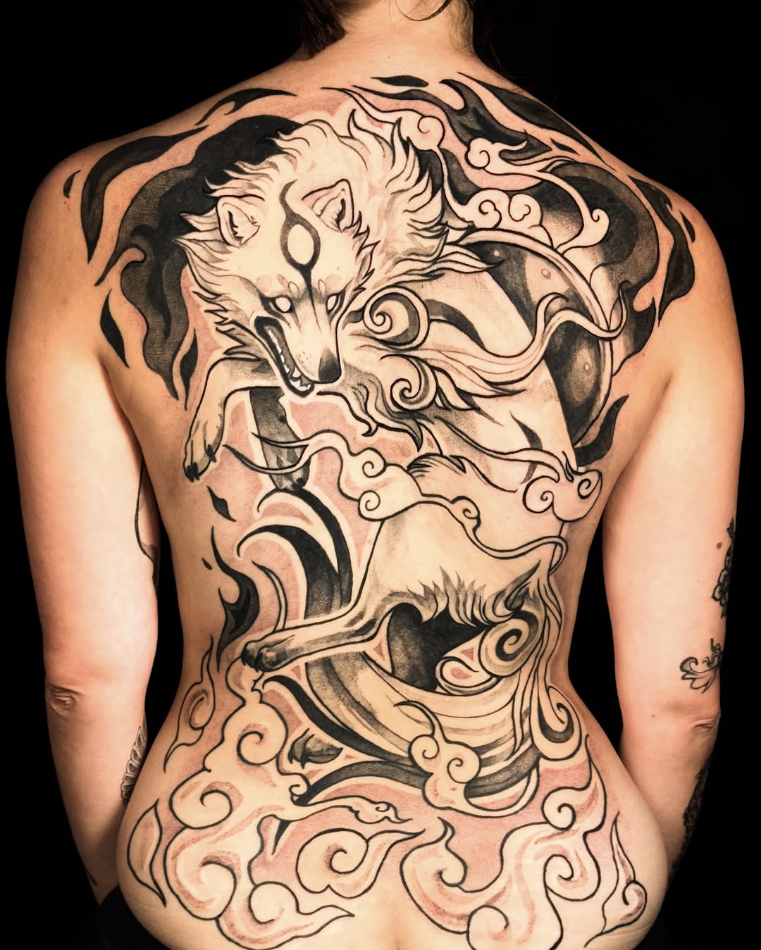 Tattoo by @roseshrubs — black_and_grey