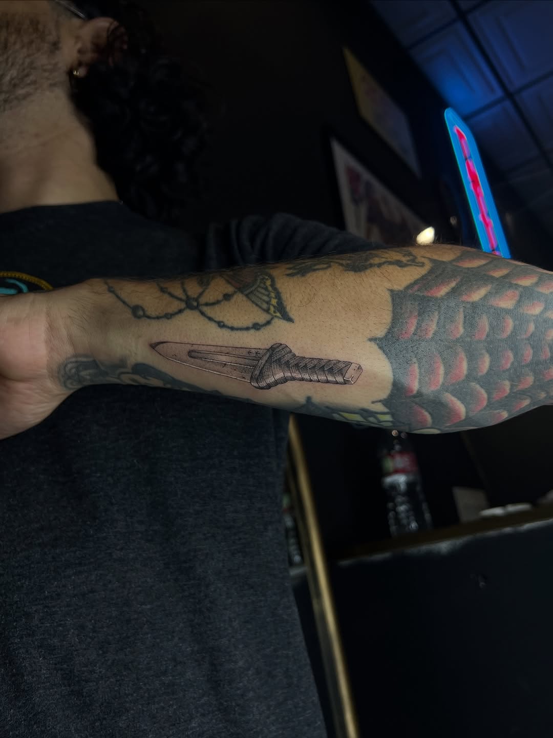 Tattoo by @permanentsticker — black_and_grey, realism