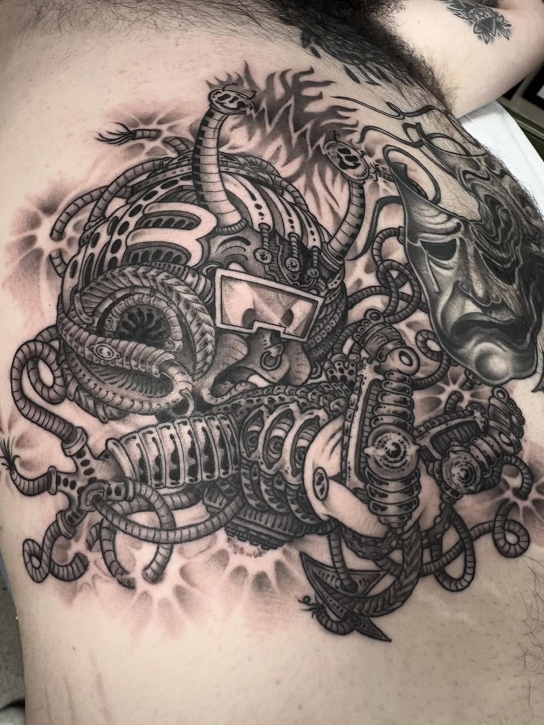 Tattoo by @patmosertattoos — blackwork, realism