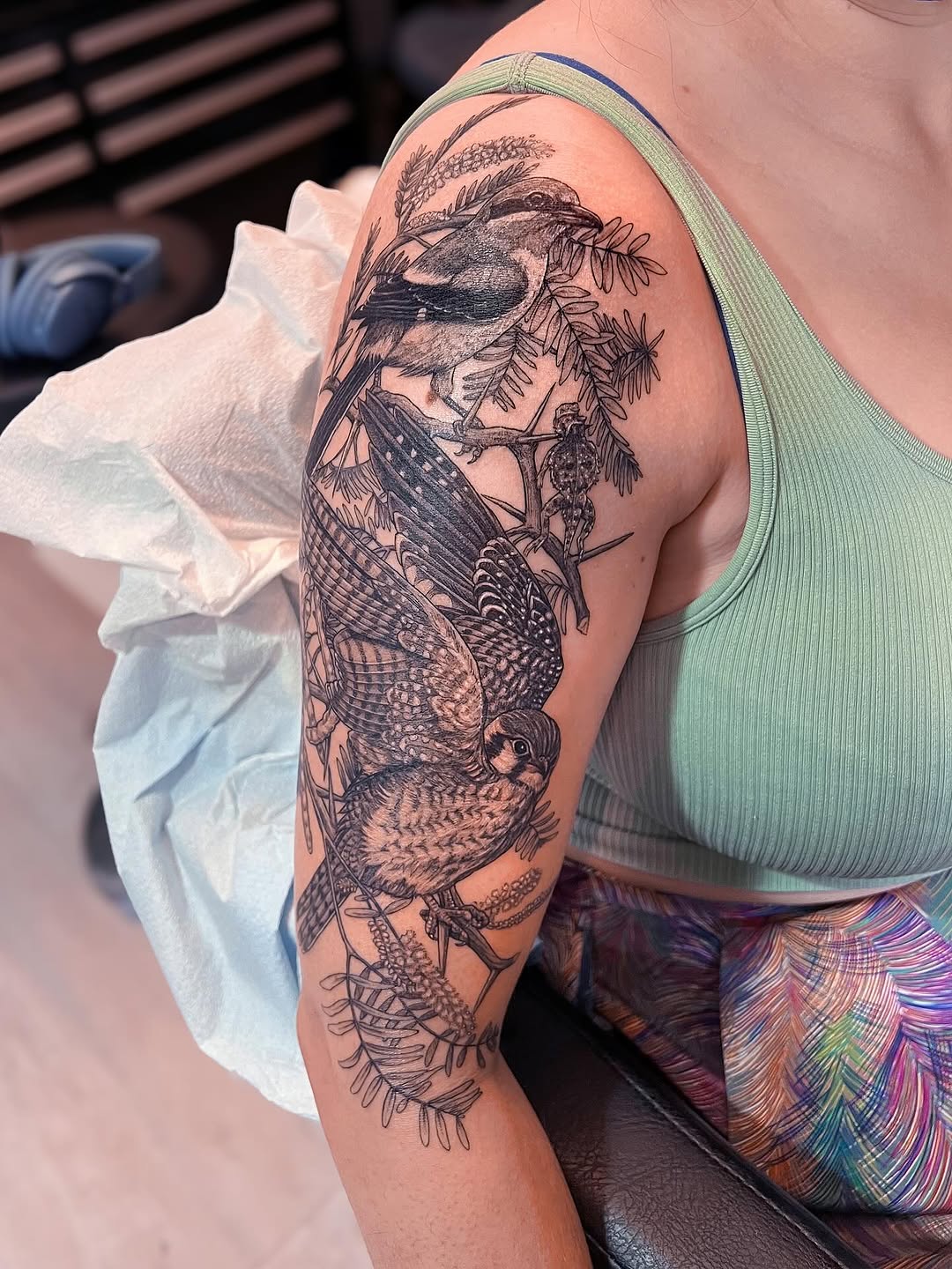 Tattoo by @thedimforest β black_and_grey