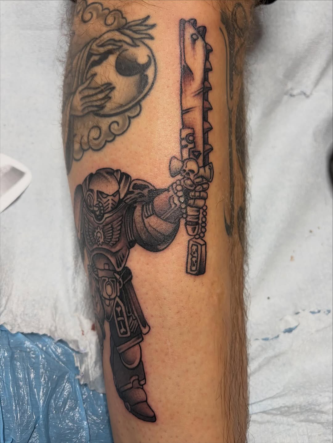 Tattoo by @electric_phantom — black_and_grey, realism