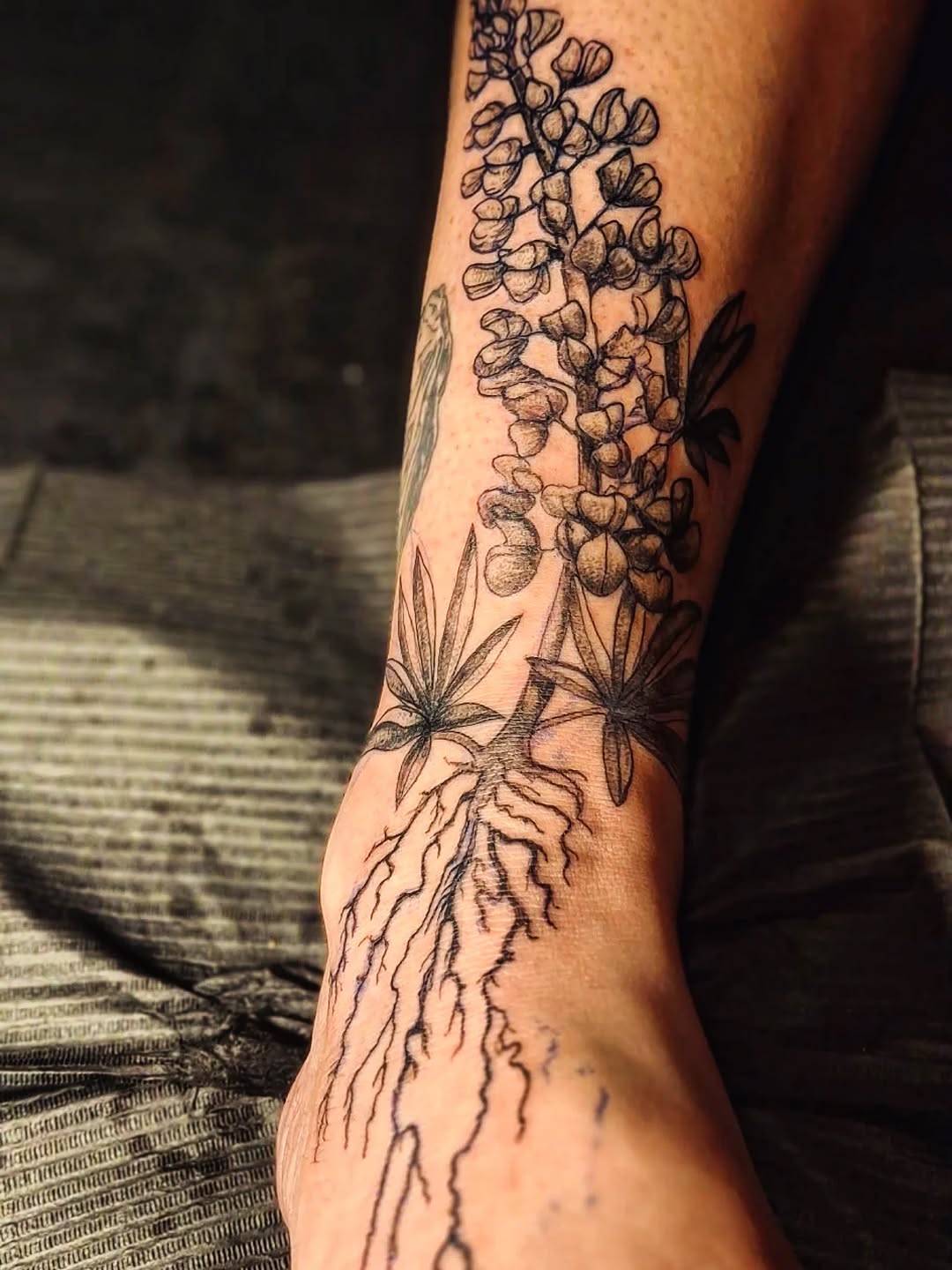 Tattoo by @ancient.ink.mt — fine_line, black_and_grey