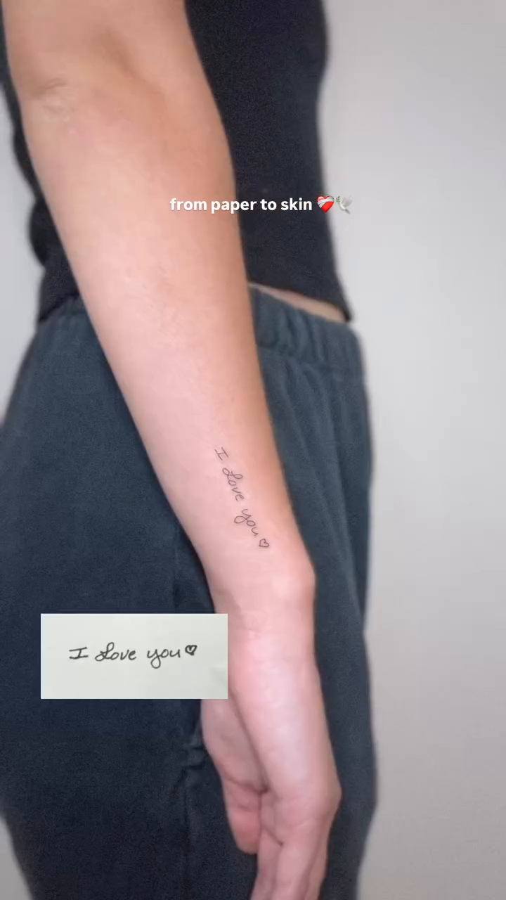 Tattoo by @av.tattooartist — lettering_script, fine_line