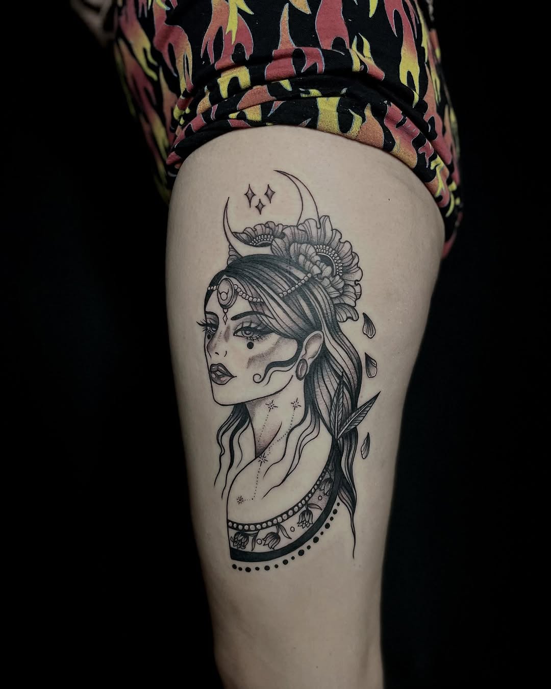 Tattoo by @hello_gorgeous_tattooing — black_and_grey