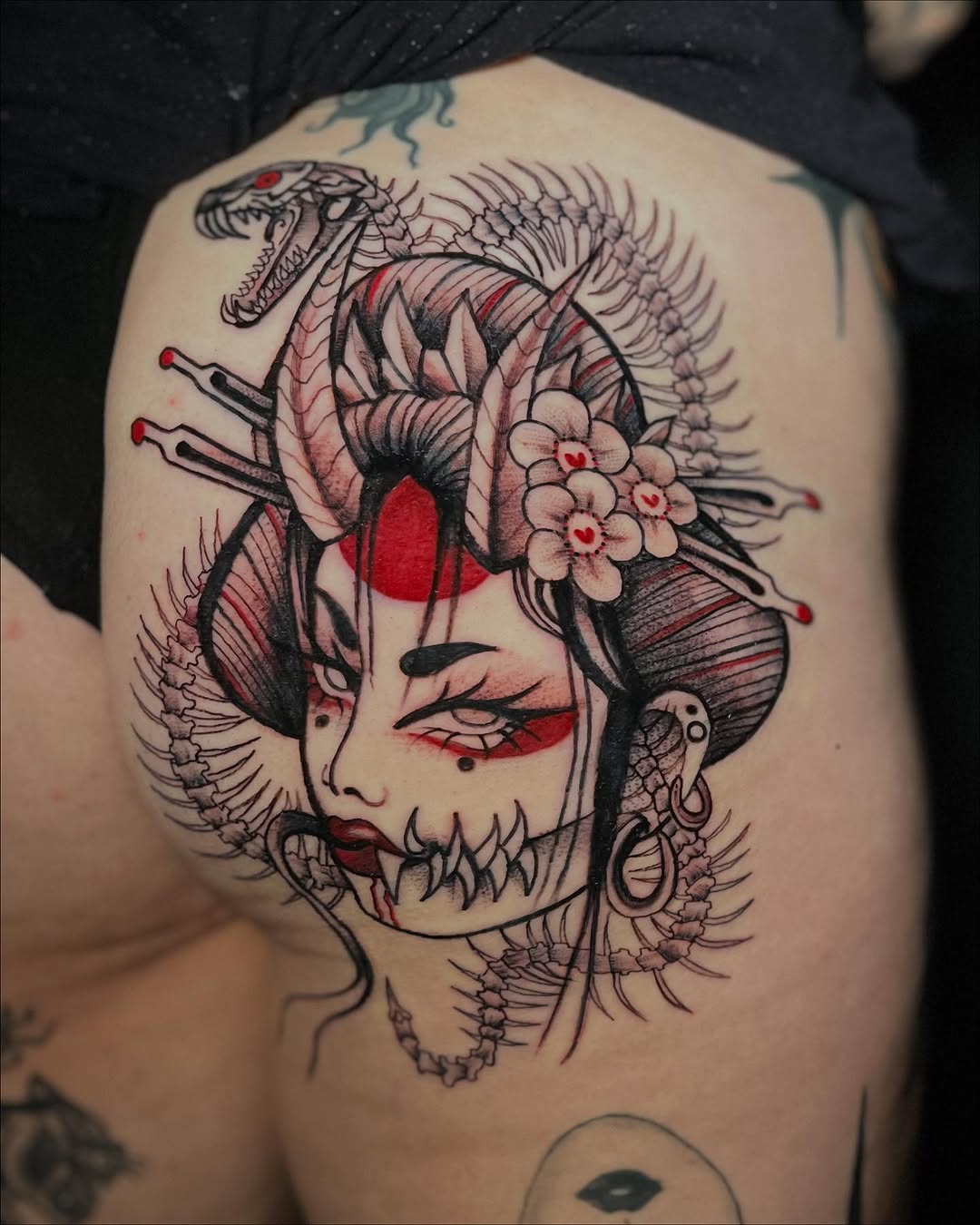 Tattoo by @hello_gorgeous_tattooing — blackwork
