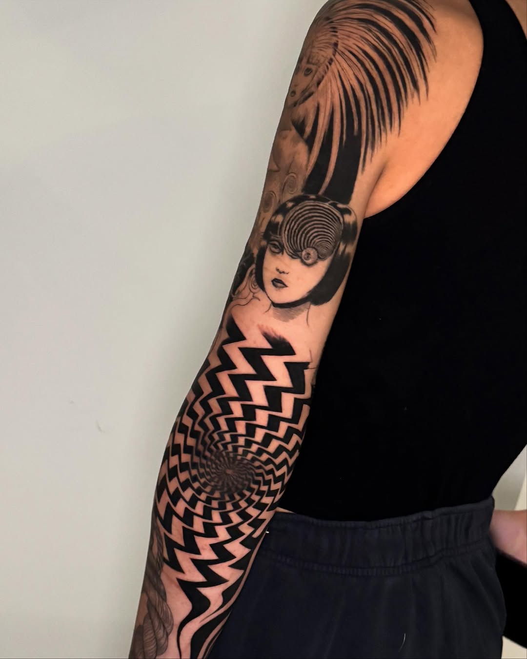 Tattoo by @erinblaney_tattoo β blackwork, illustrative