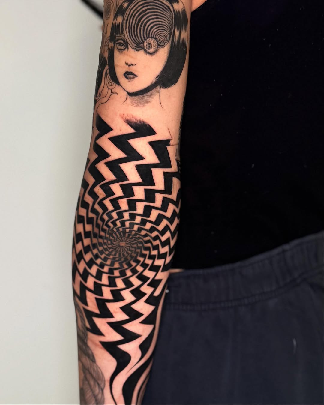 Tattoo by @erinblaney_tattoo β blackwork, illustrative
