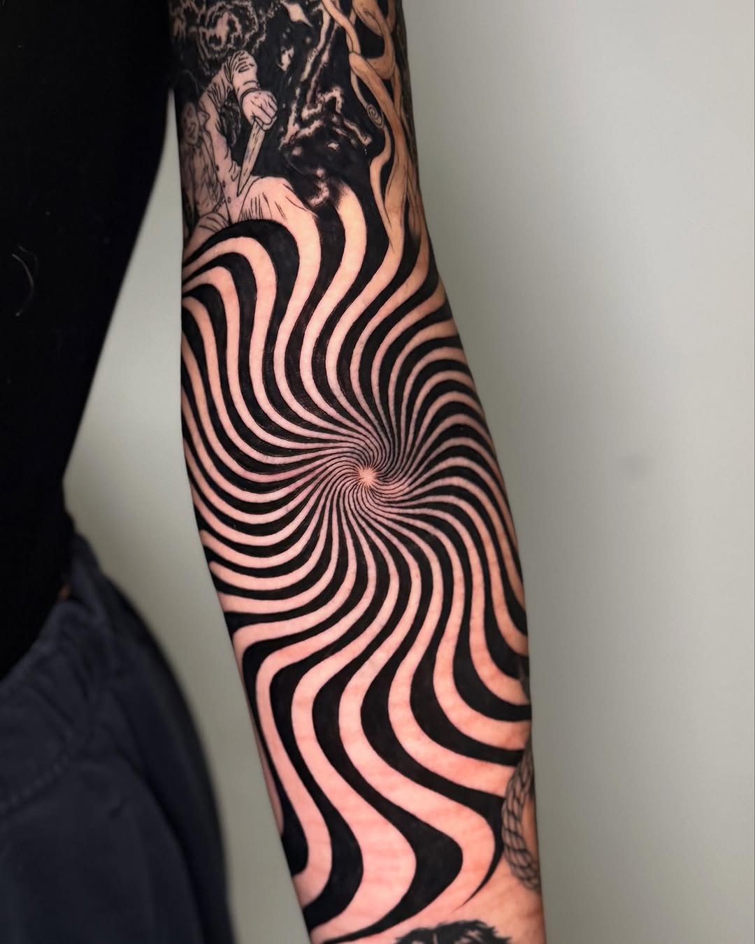 Tattoo by @erinblaney_tattoo β blackwork, illustrative