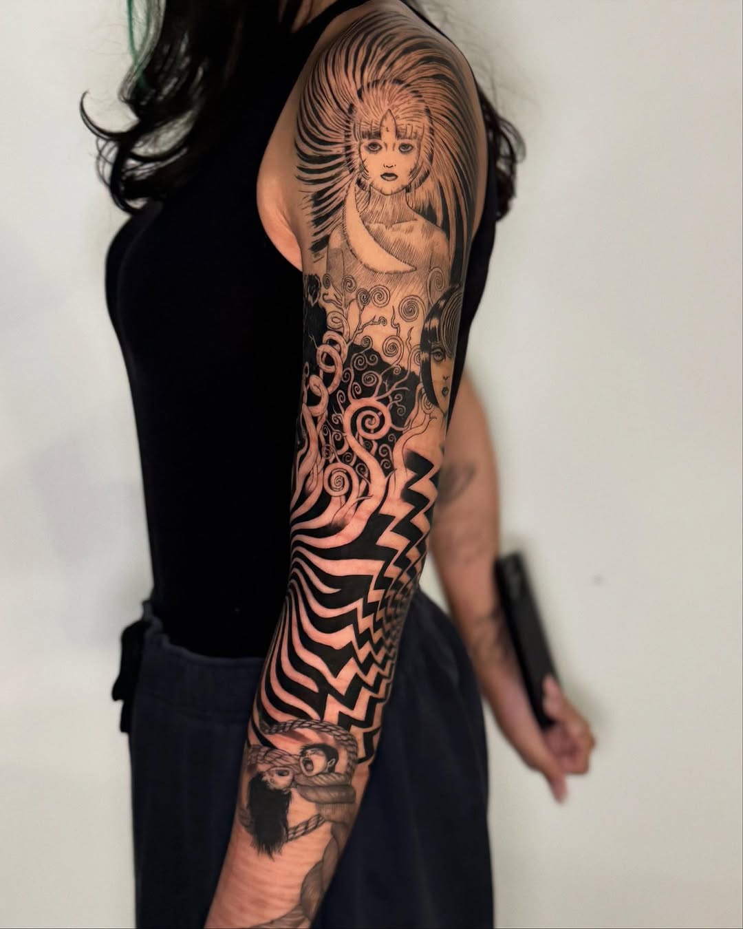 Tattoo by @erinblaney_tattoo β blackwork