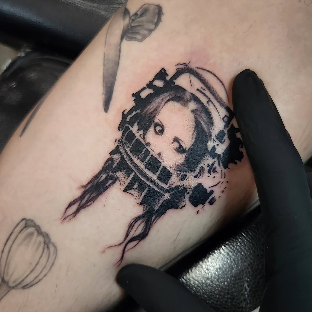 Tattoo by @stone_man720 — dark_realism, blackwork