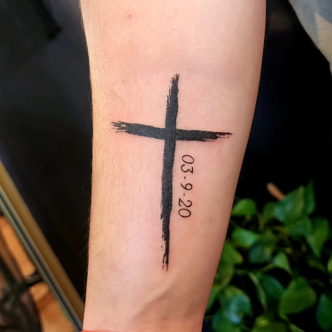 Tattoo by @americana_renegade — lettering_script, minimalist