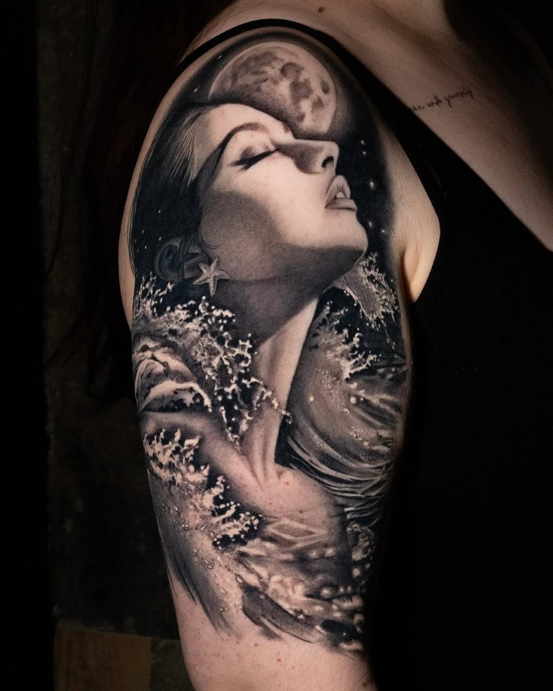 Tattoo by @isabelroseink โ realism, black_and_grey