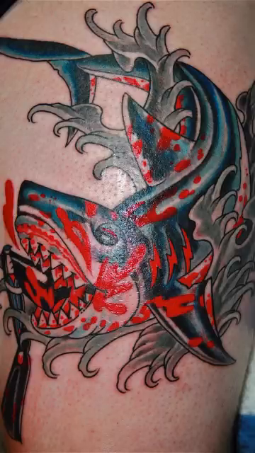 Tattoo by @colorrobbie — american_traditional, illustrative