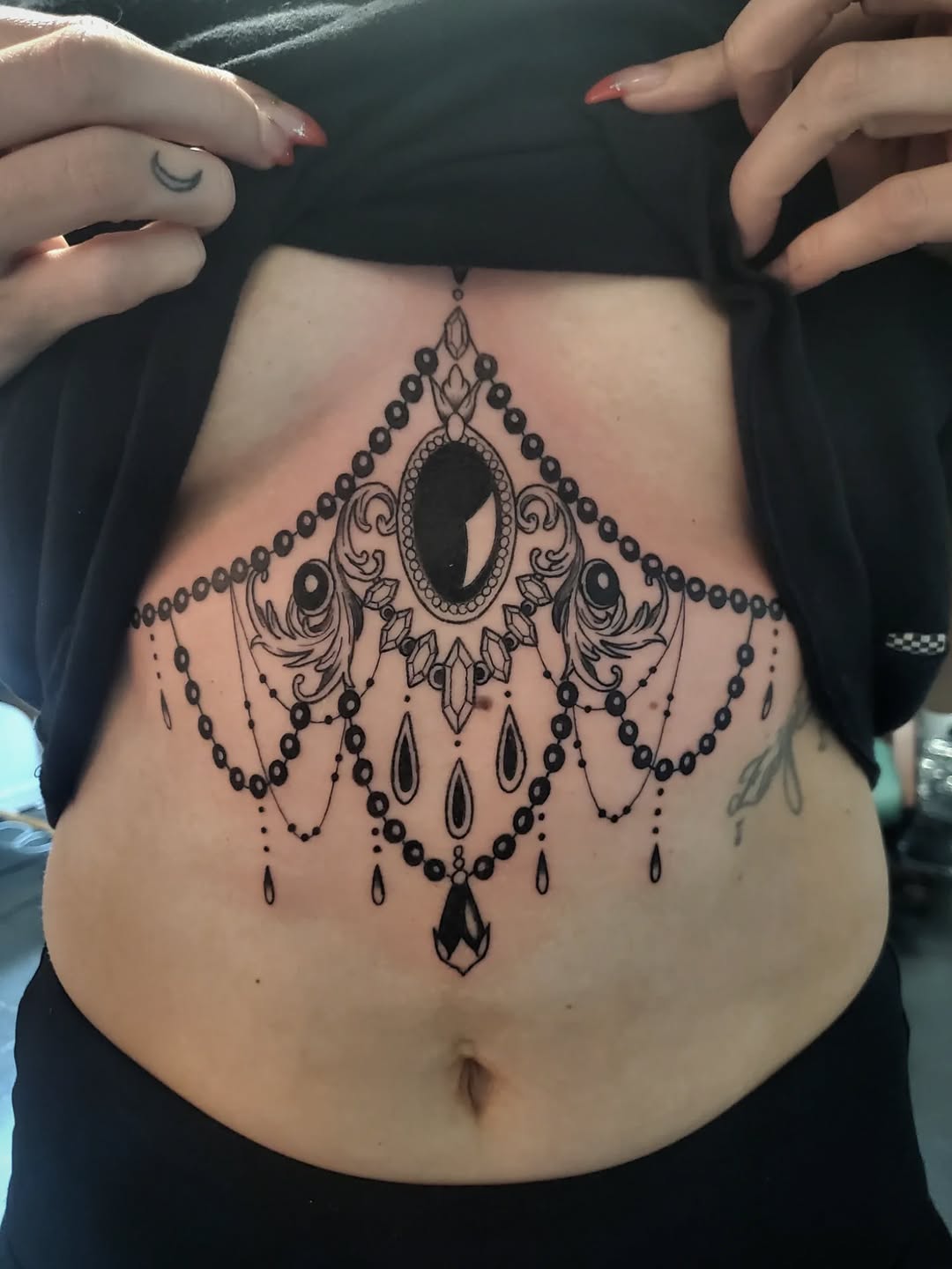 Tattoo by @shaileypasquale — ornamental, black_and_grey