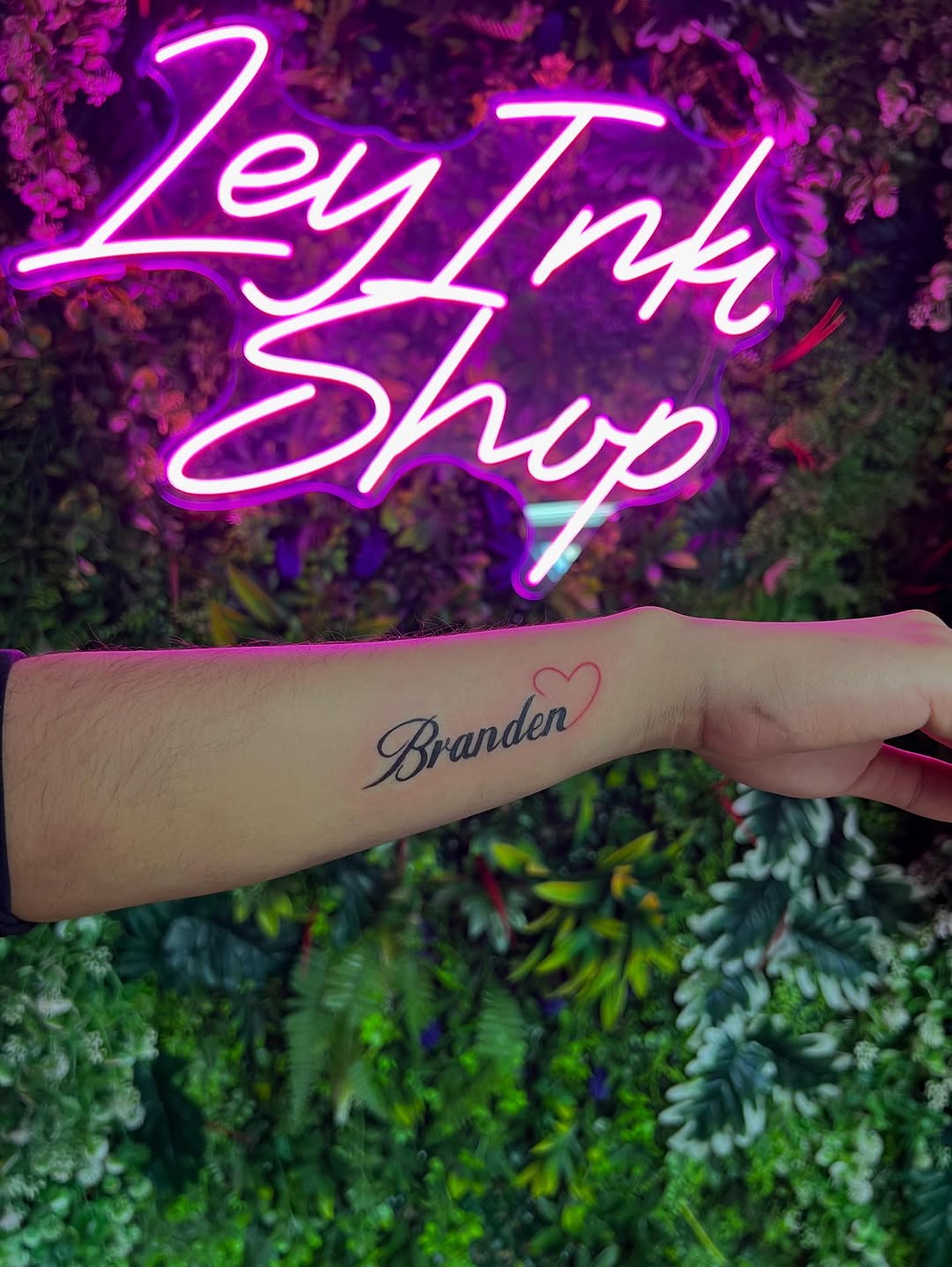 Tattoo by @leftnito โ lettering_script, fine_line