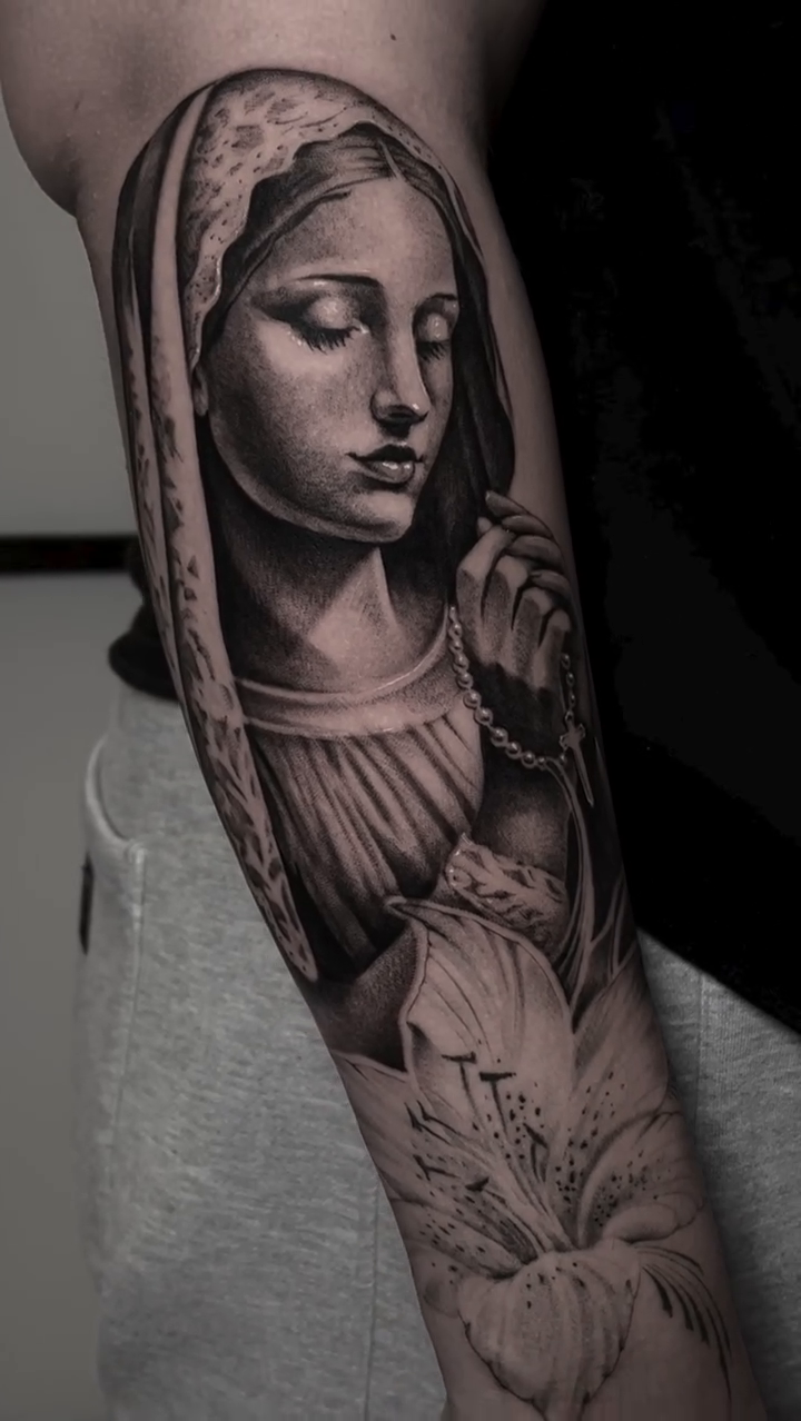 Tattoo by @micah_mariah — black_and_grey, realism