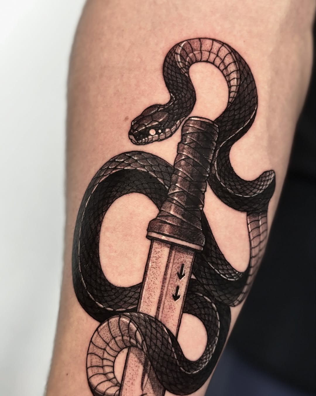 Tattoo by @hudo.tatt โ black_and_grey, realism