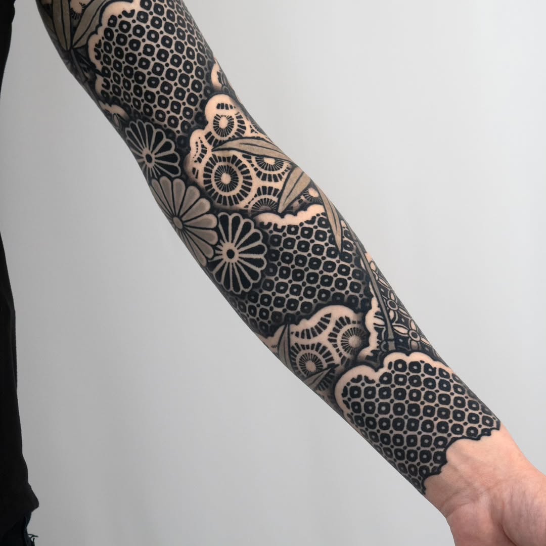Tattoo by @kevinligabue — blackwork, ornamental