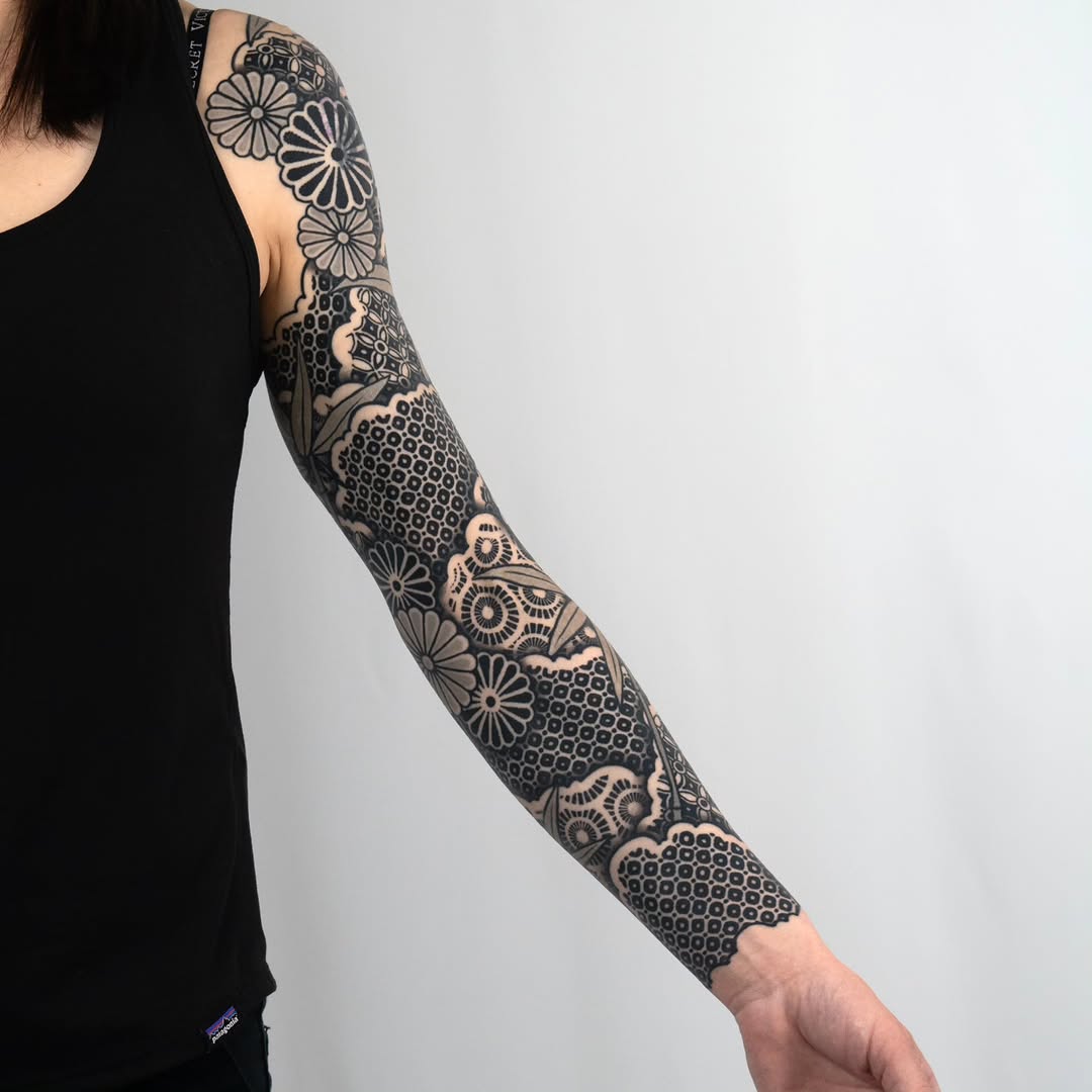 Tattoo by @kevinligabue — blackwork, ornamental