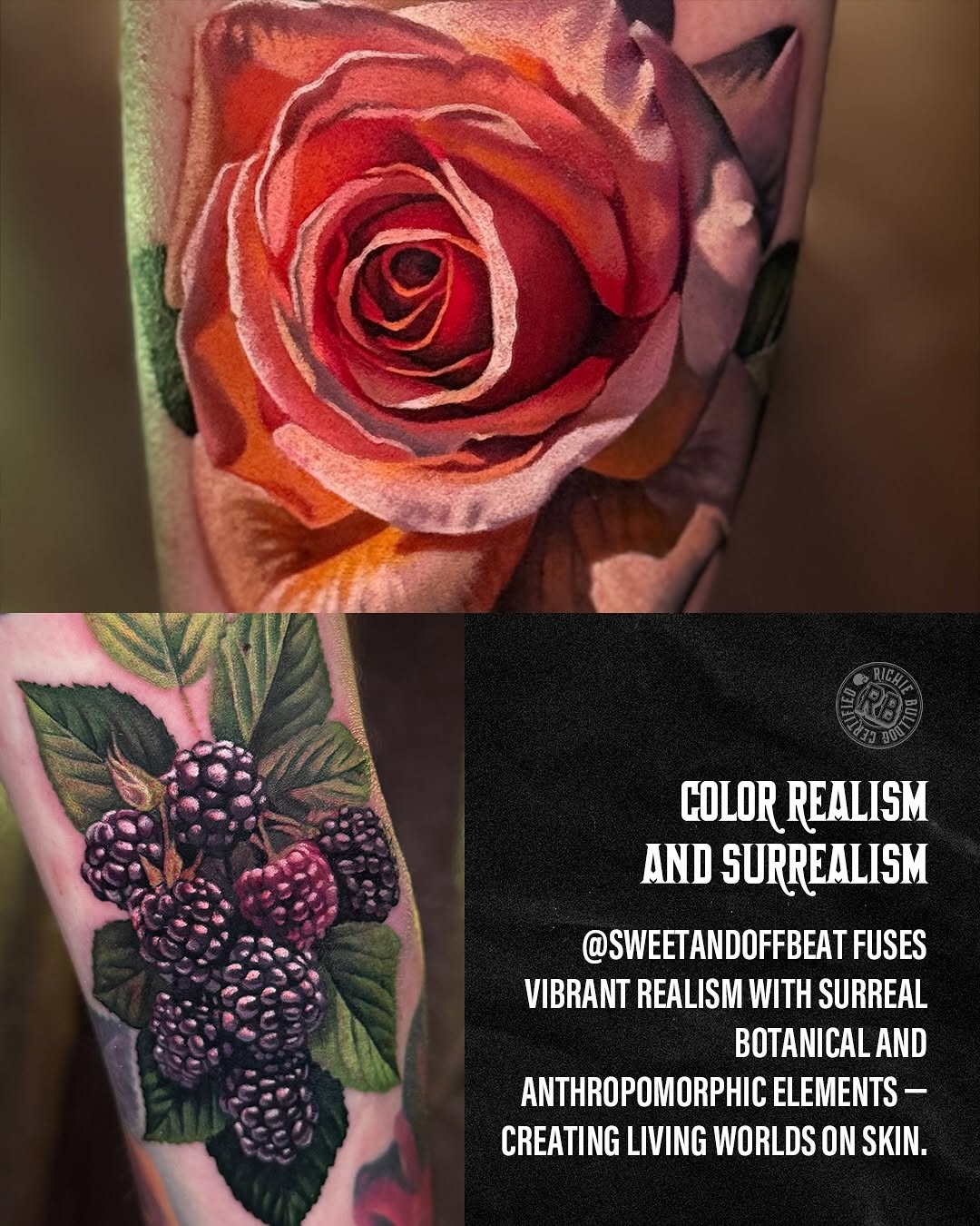 Tattoo by @sweetandoffbeat — realism, surrealism