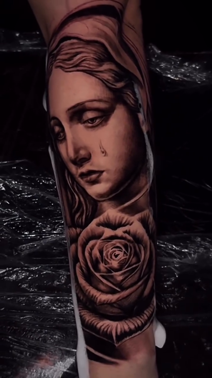 Tattoo by @mannyramirezart — realism, black_and_grey