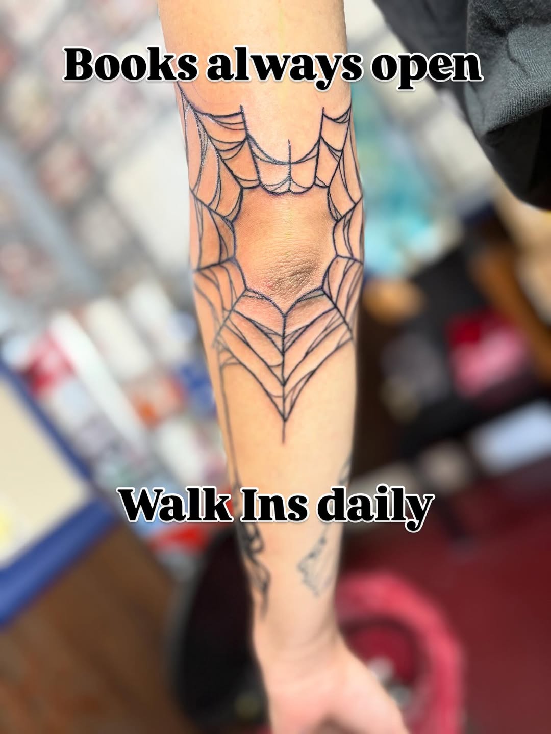 Tattoo by @idlehandsnola — blackwork