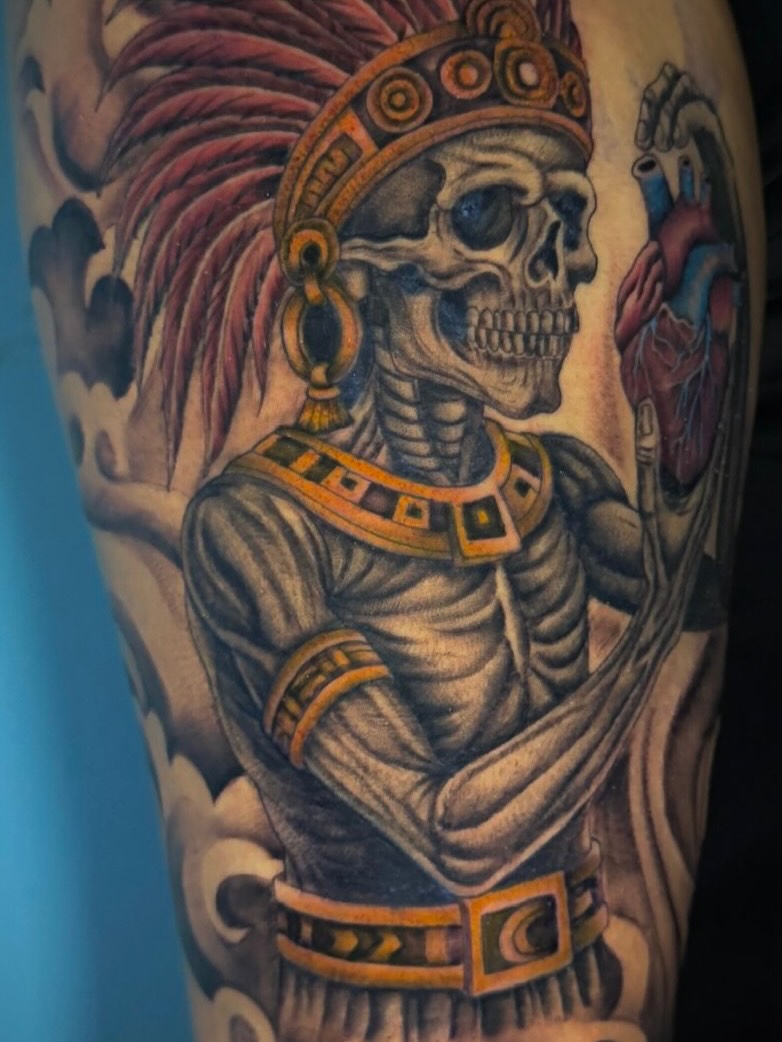 Tattoo by @wolktattoo β realism, black_and_grey