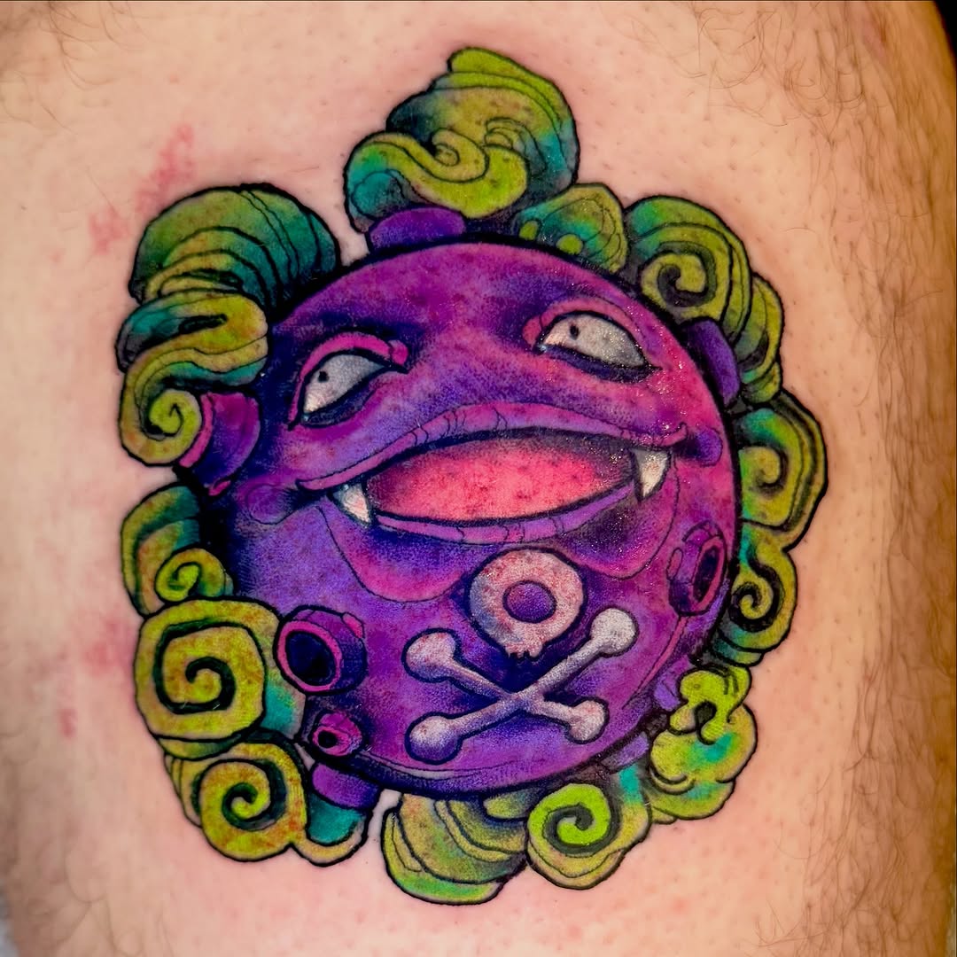 Tattoo by @drmcfrankenstein — new_school, anime