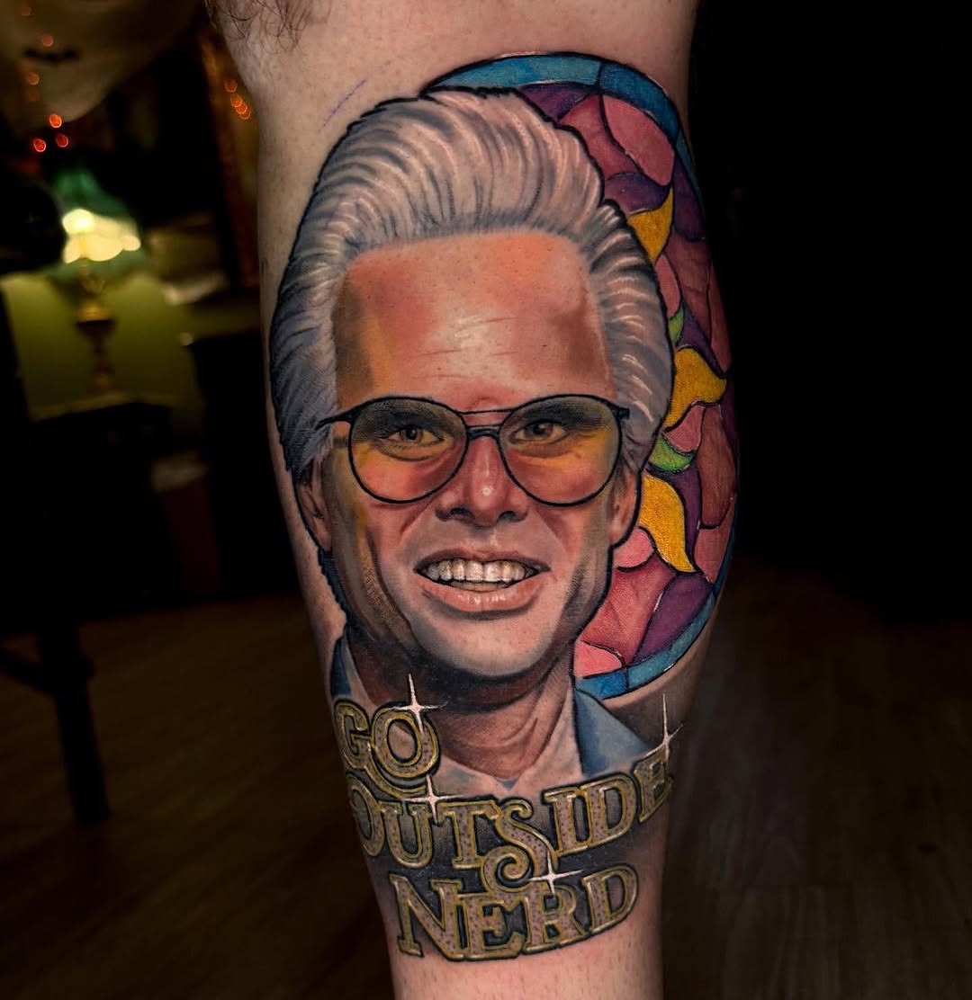 Tattoo by @_snacksy — realism, lettering_script