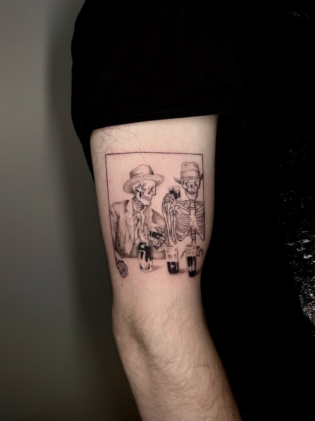 Tattoo by @insaner_art — black_and_grey