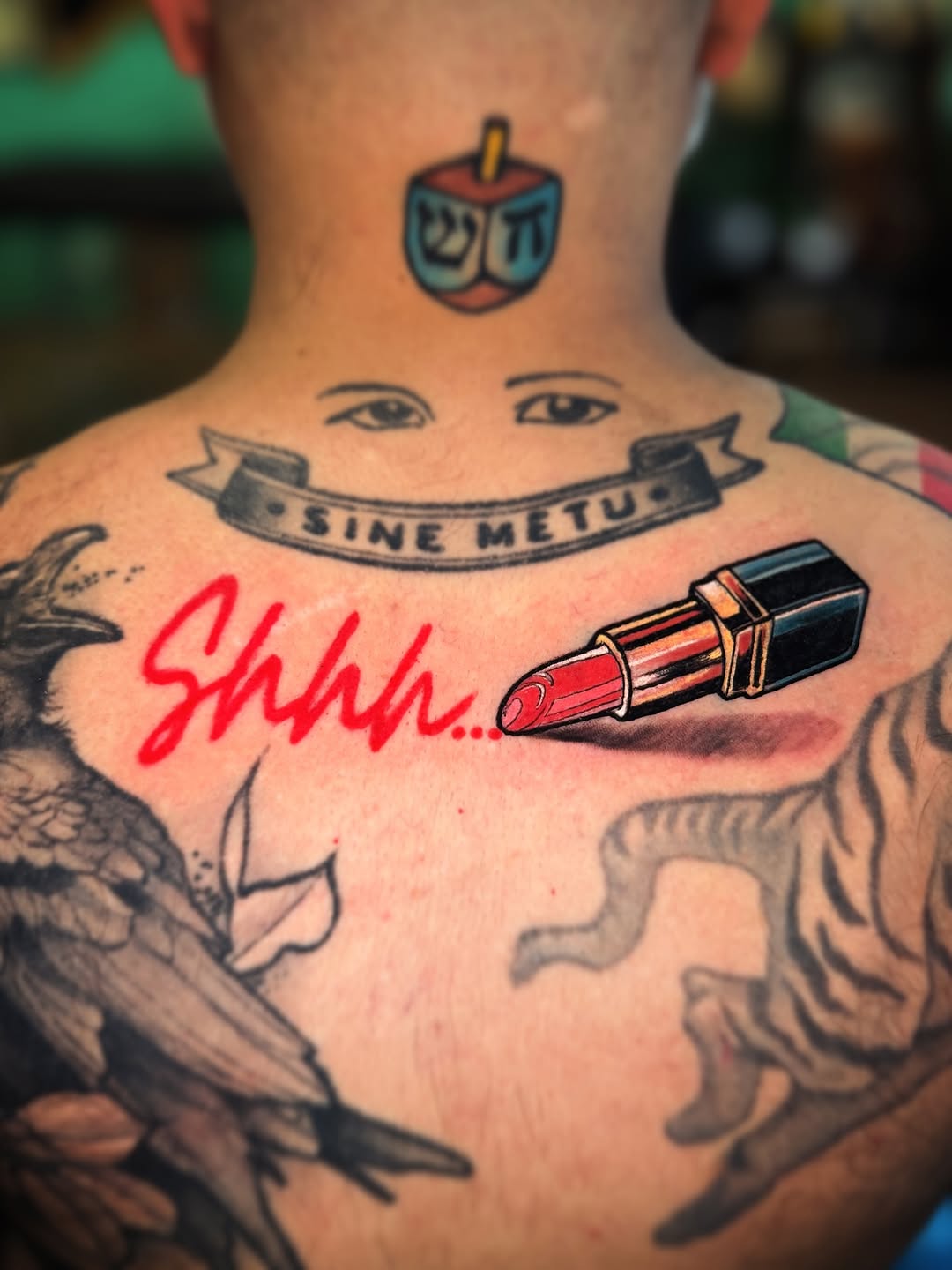 Tattoo by @jessewilliamstattoo — realism, lettering_script