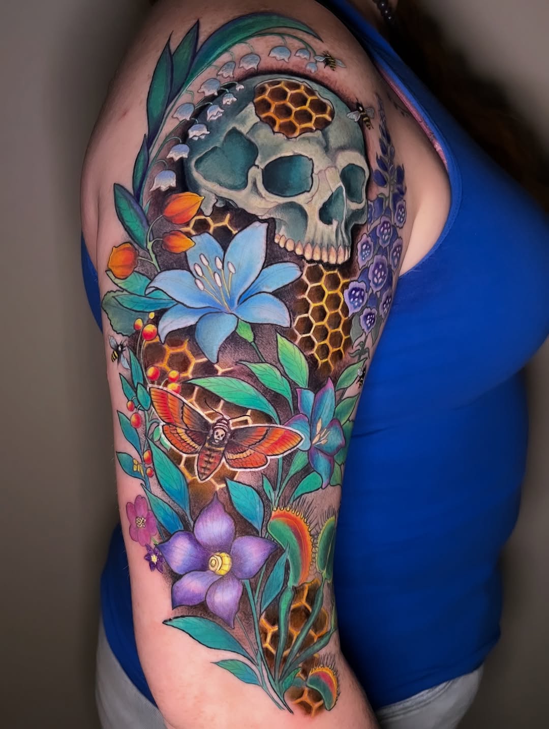 Tattoo by @pisces.moonchild.tattoos โ realism, dark_realism