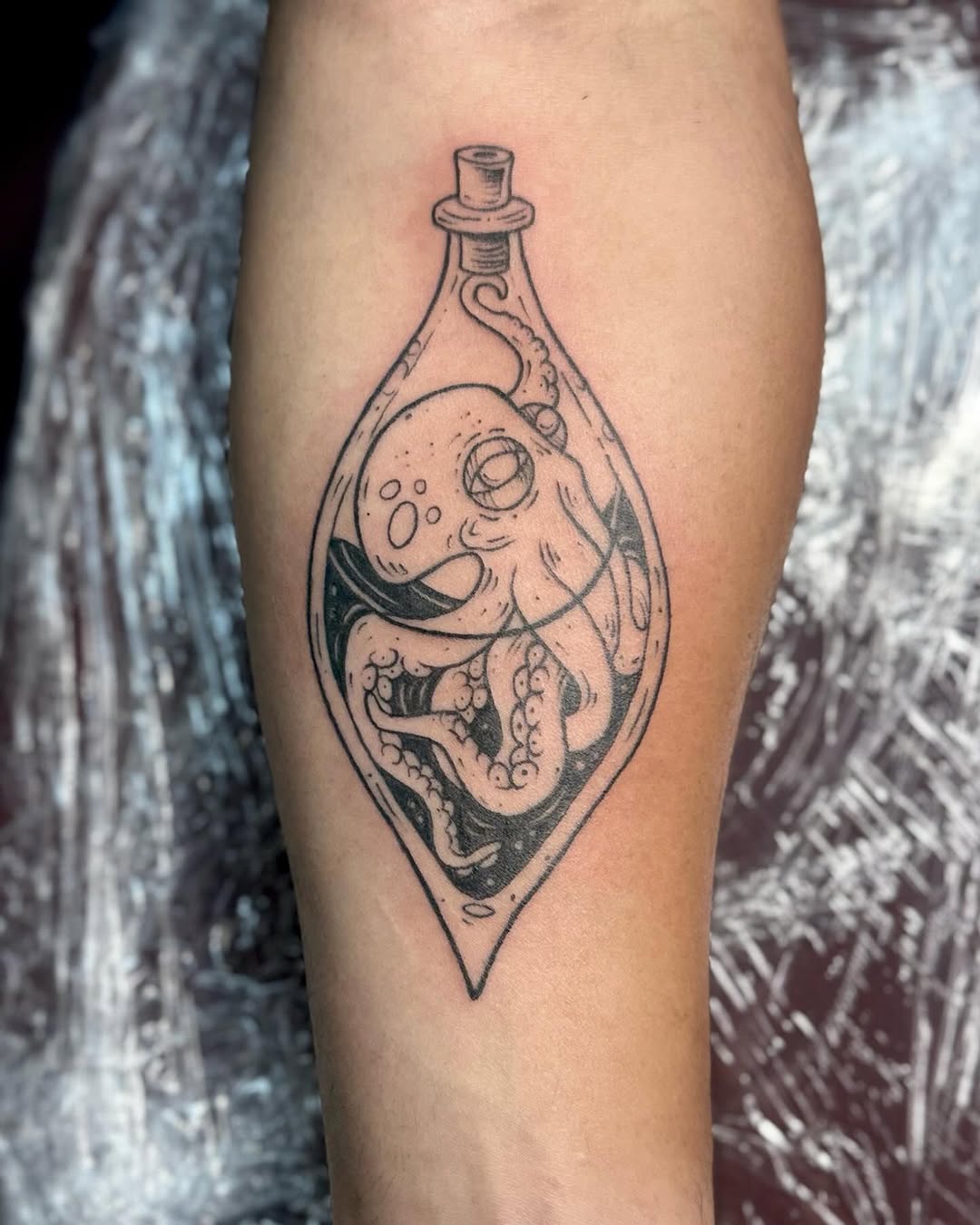 Tattoo by @mcurac.ink — black_and_grey, illustrative