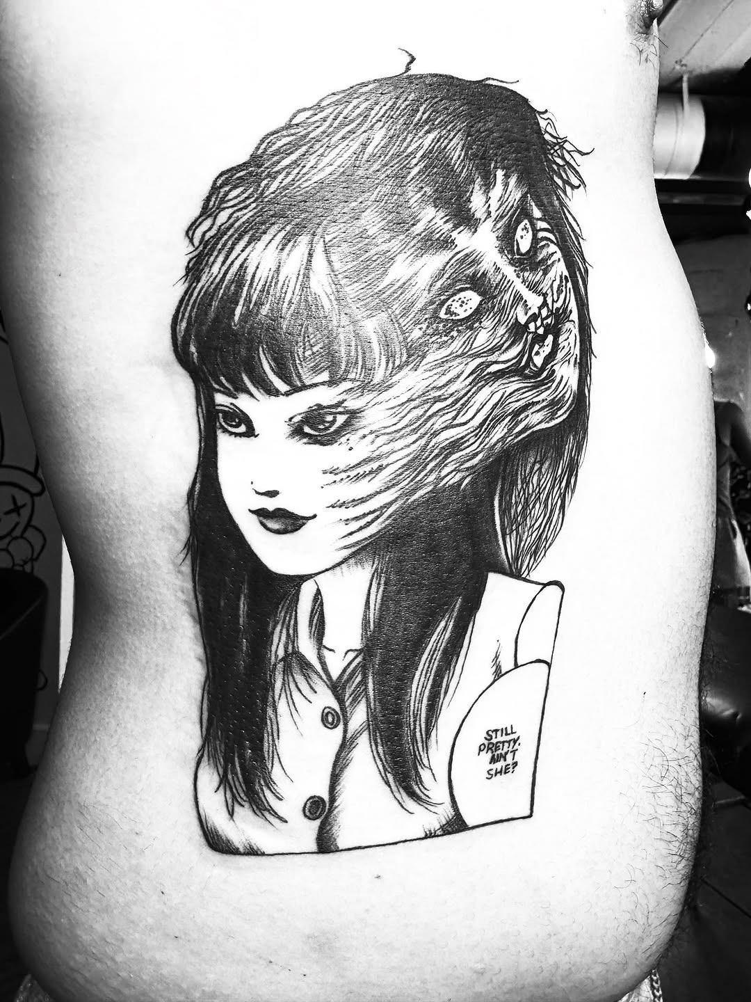 Tattoo by @inkhazmat — blackwork