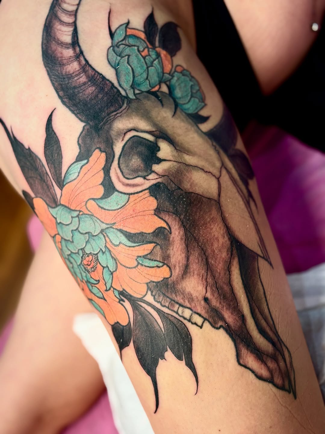 Tattoo by @chalmskinart — realism, neo_traditional