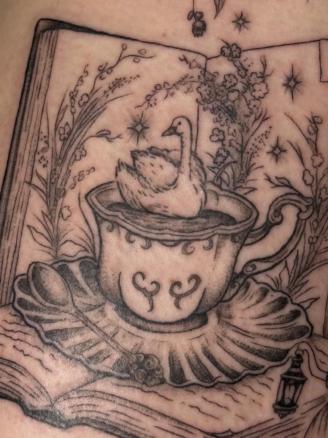 Tattoo by @bubblegum_and_bones — black_and_grey