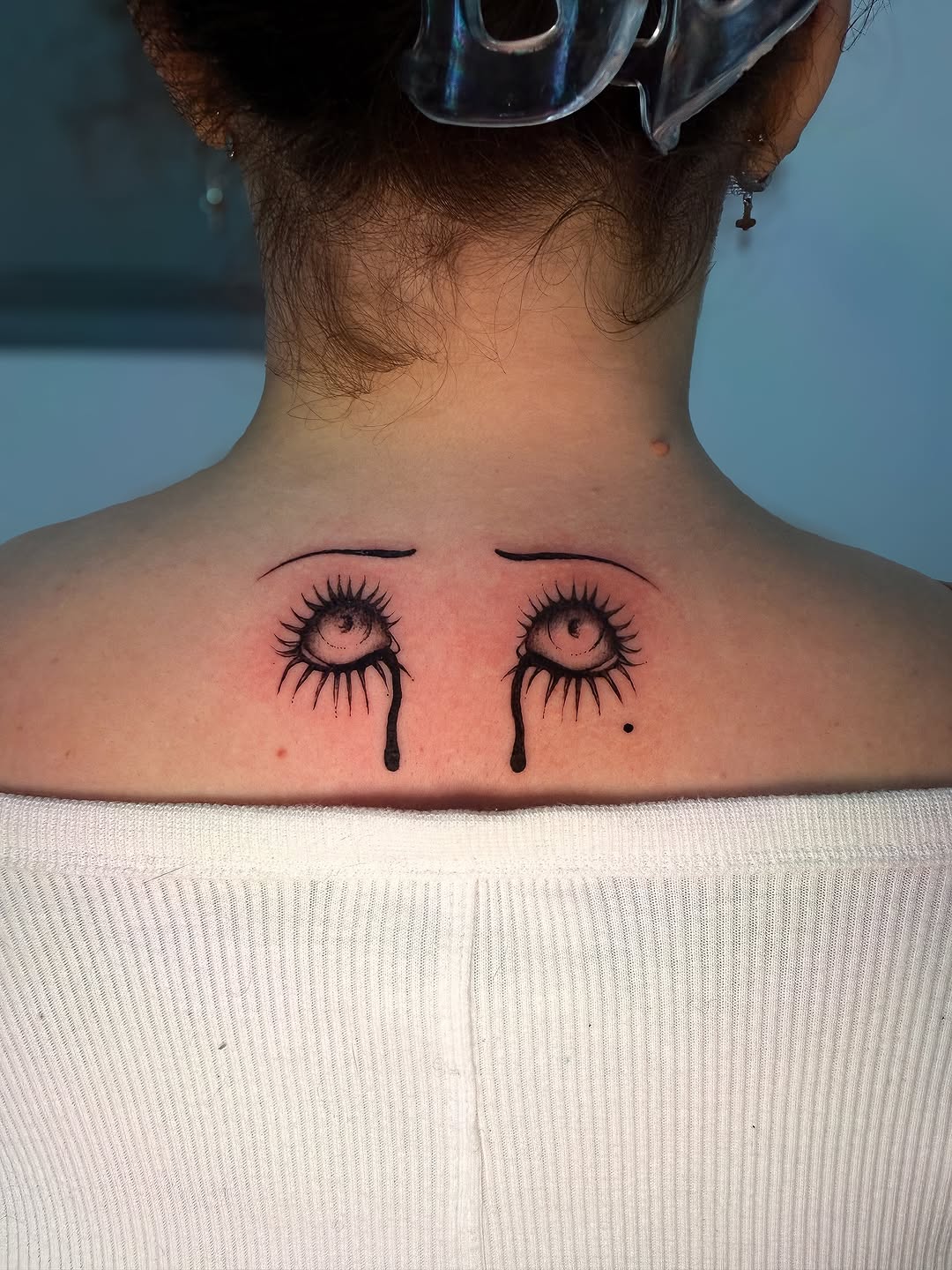 Tattoo by @meliasdolls — fine_line, black_and_grey