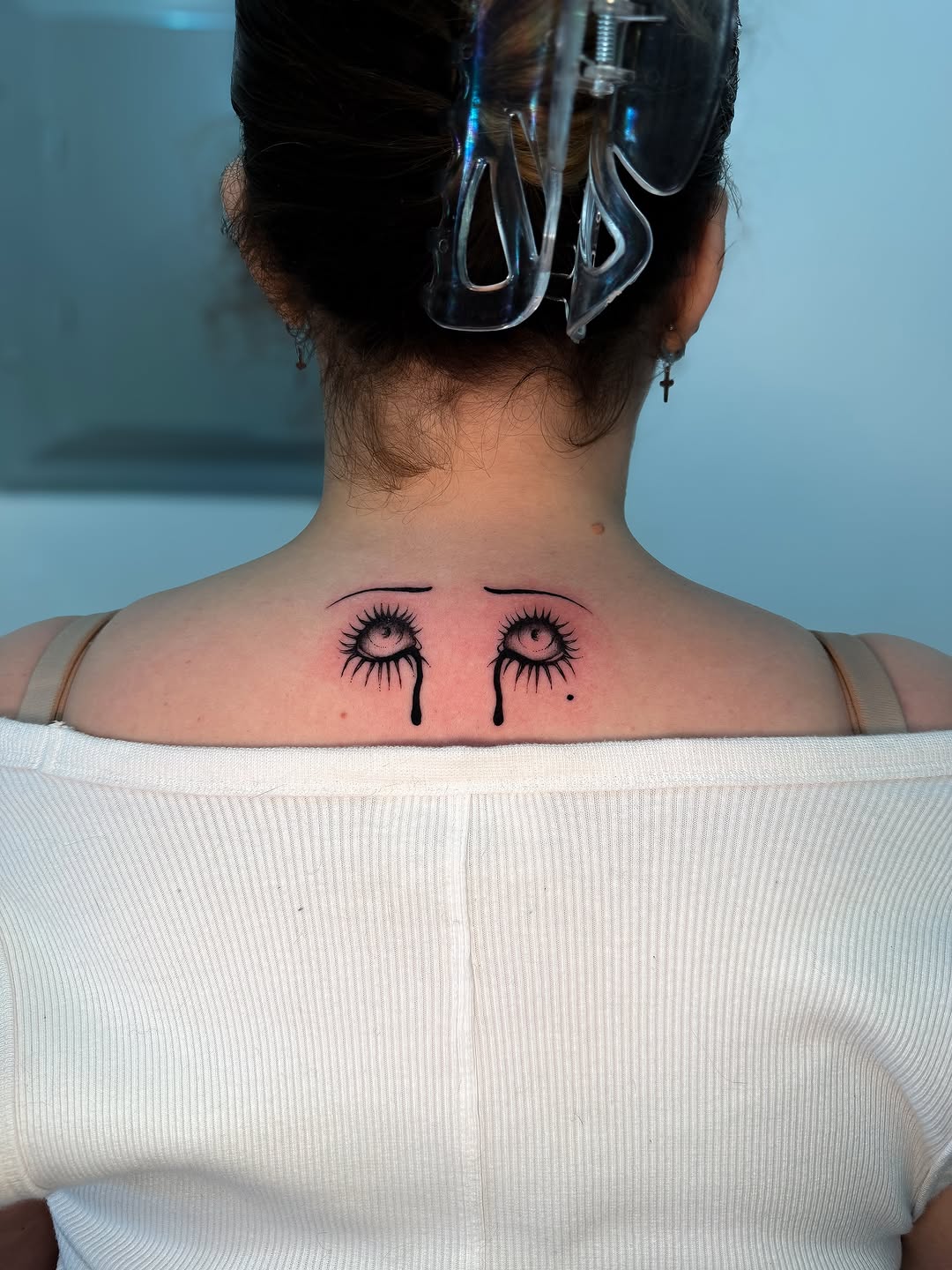 Tattoo by @meliasdolls — fine_line, black_and_grey